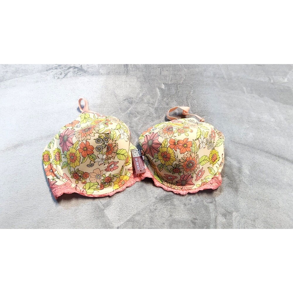 Adore Me 38DDD Joyful Bloom Nare Contour Full‎ Coverage Bra NWT Adjustable